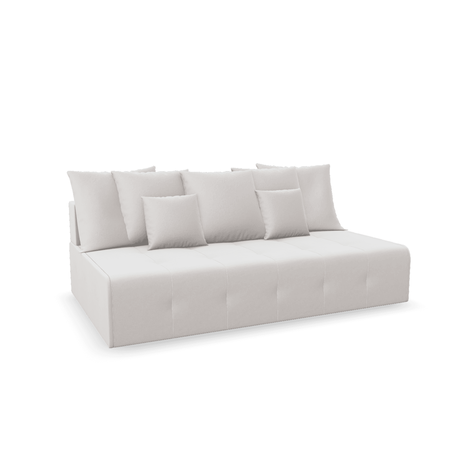 Sovesofa uten armlener