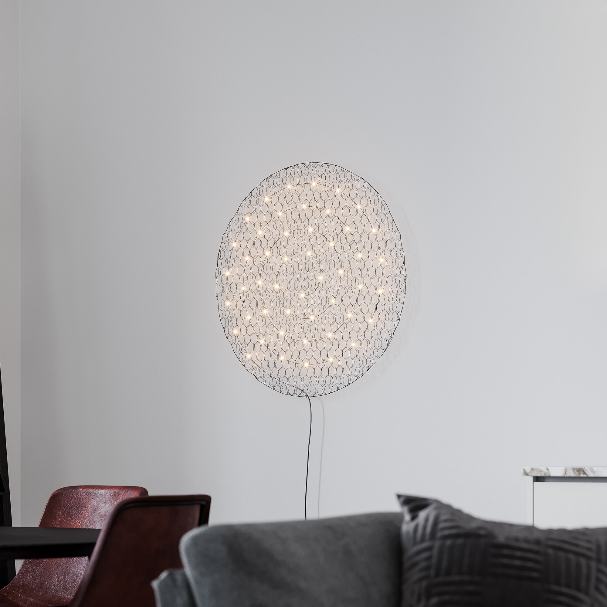 Vegglampe Svart